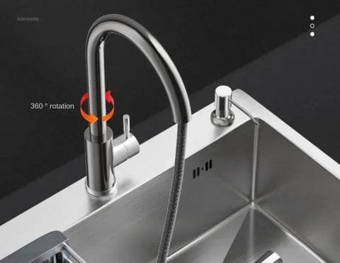 Double Hole Kitchen Sinks Modern Household Kitchen Sink