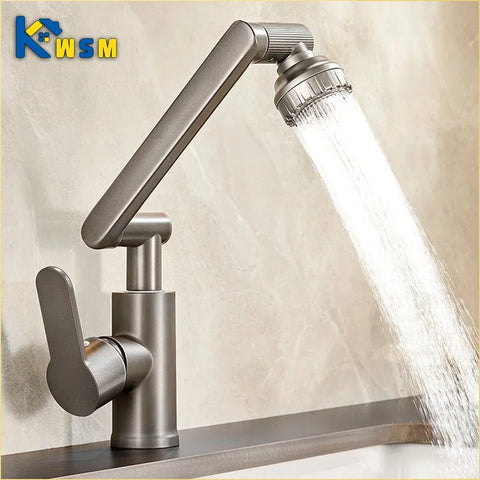 Mechanical Arm Universal Faucet Bathroom Kitchen Splashproof Faucet