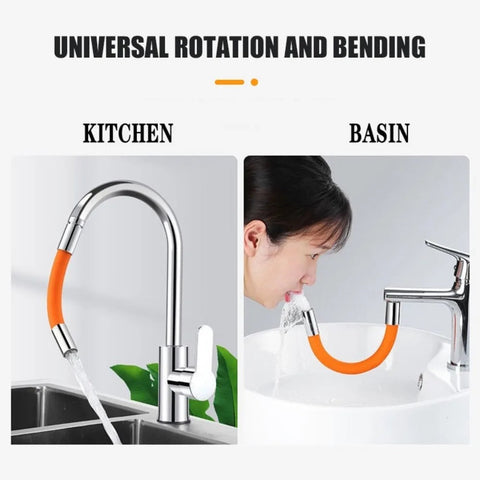 360° Rotating Extender Flexible Faucet