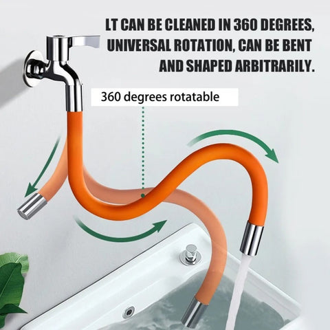 360° Rotating Extender Flexible Faucet