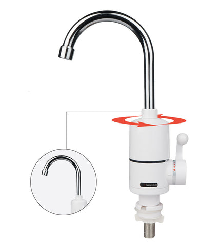 Instant water heater tap