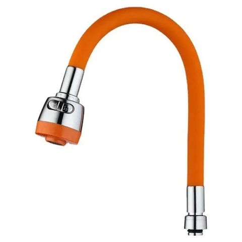 Kitchen Mixer Pipe With Sprayer Head Faucet Silicone Flexible Tube Tap