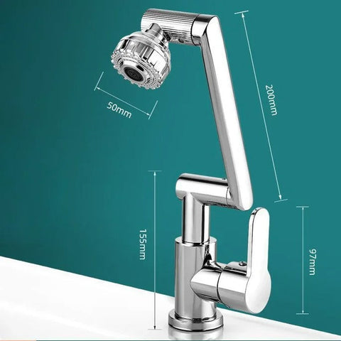 Mechanical Arm Universal Faucet Bathroom Kitchen Splashproof Faucet